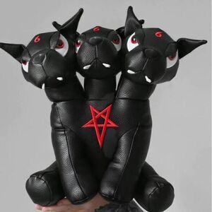Killstar kreepture black cerebus dog dragon creepture plush dolls kill kill star